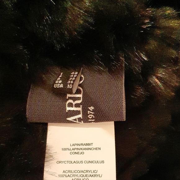 Black fur top - Picture 4 of 4